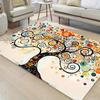Vibrant Tree of Life Rug Bedroom, Living Room, Study, Entryway Decor Door Mat, Soft Comfortable Floor Mat Home Decor