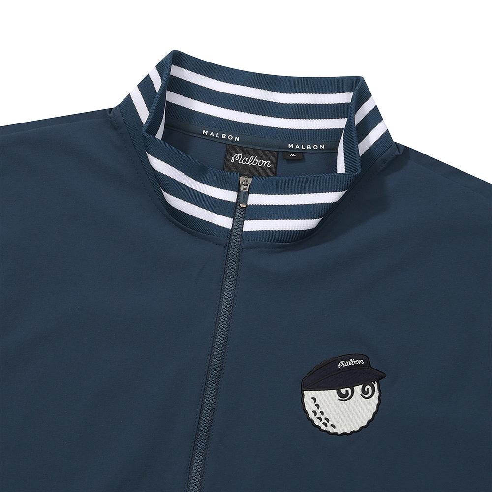 Malbon Golf Bucket Ventil Anorak Navy (Man)