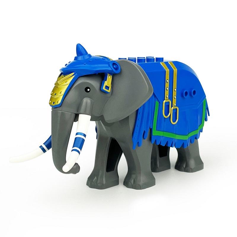 Animals World Scene Imperial War Elephant Forest Elephant Parts Building Blocks Model Sets Bricks Toys Gift