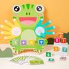 Wooden Educational Toy For Kids Frog Number Math Puzzle For Early Learning