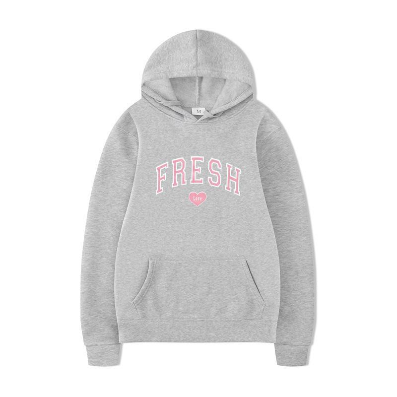 Sweater Hooded Casual Fashion Versatile Long Sleeve Trend Autumn Sports Fleece Pullover
