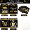 Graduation Card Collection Box with 20 Cards Congrats Grad Keepsake Box for Graduation Party Memory Storage and Greeting Cards Set