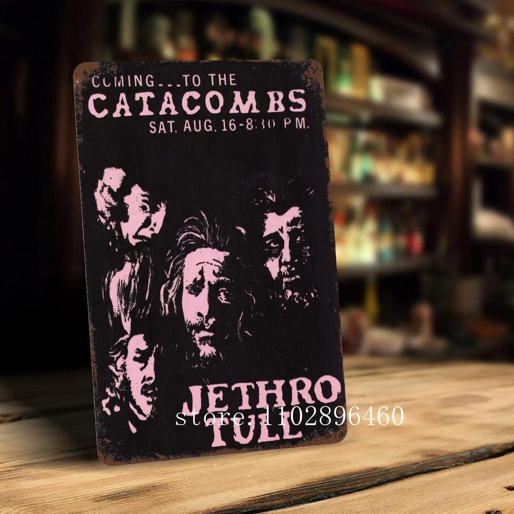 Jethro Tull Metal Plaques & Signs wall decor Vintage Tin Signs Captain Metal Poster Decor for Bar Pub Club Wall Decoration