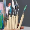 1set Buttercream Spatula Oil Painting Tinting Spatula Stainless Steel Fondant Cake Creamer Pastry Tools Kitchen Accessories