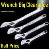 Imported Adjustable Wrench Set for Car Repair, Open-End, Original Design, 6-inch & 12-inch Sizes