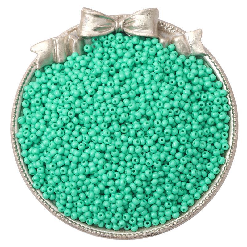 "2/3mm Solid Color Glass Rice Beads for Handmade DIY Jewelry: Bracelets & Necklaces"