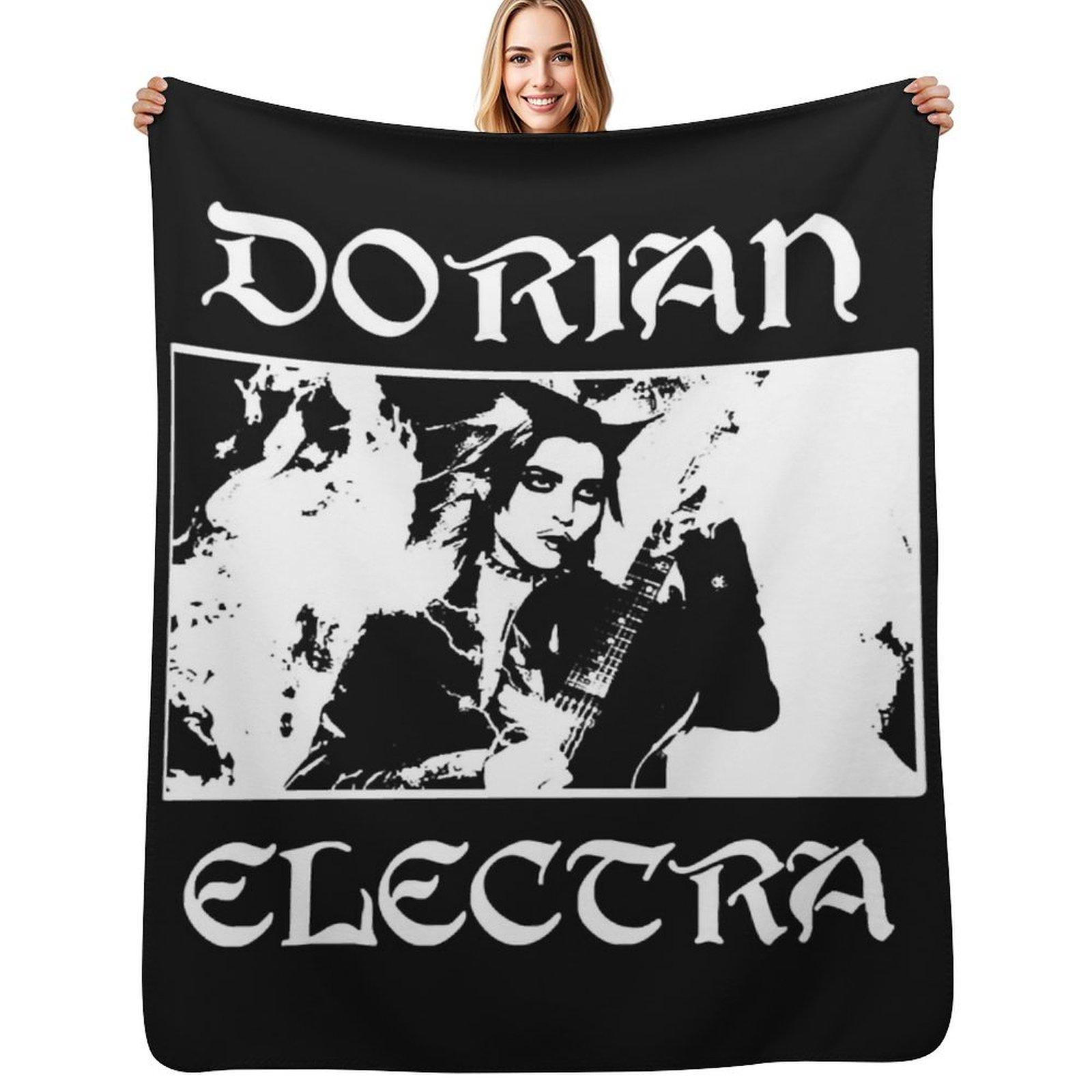 Dorian Electra Металлическая Классическая Футболка Базовая Футболка Плед Многоцелевой Теплый Плед для Гостиной Спальни Size: 75*100cm, Weight: 230 GSM