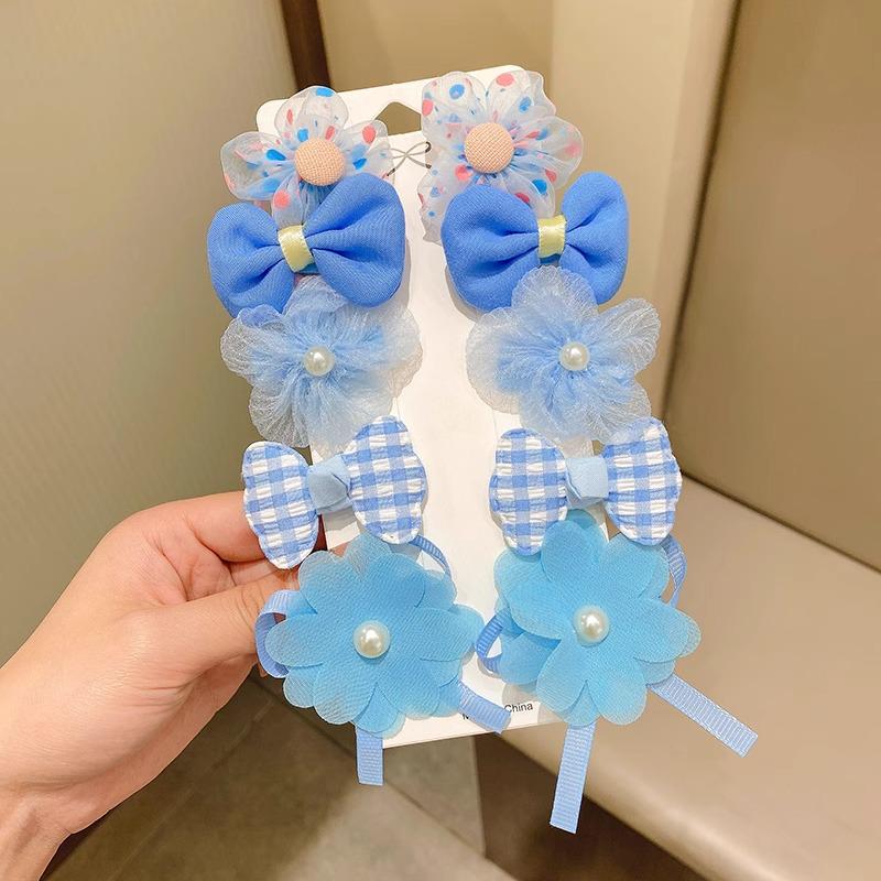 

Красочные резинки для волос с цветами и повязка на голову с бантом для девочек