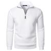 Uomo Autunno Inverno Uomo Felpa con Mezza Zip Collo Alto Manica Lunga Raglan Felpe con Cappuccio Calda Streetwear Cappotti da Lavoro Yasheng