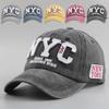 NEW YORK Distressed Verwaschene Kappe Verstellbare Gewaschene Snapback Baseballkappe Für Mann Frau Outdoor-Sport