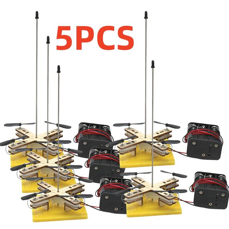 Funy DIY Drone Model Kids Scien Toy Technology Physics Teaching Aids Helicopter Game Learning Educational Toys for Children