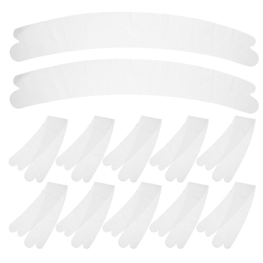 20pcs Washable Tummy Liners For Sweat - Rash Under Belly Sweat Liner Perspiration Absorber Pads Disposable Belly Band For Skin 28.69 X 4.52 Inch White