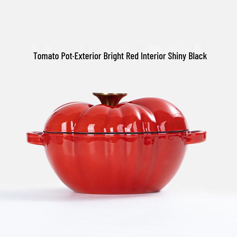 Чугунная эмалированная кастрюля для супа Wutuo в форме помидора