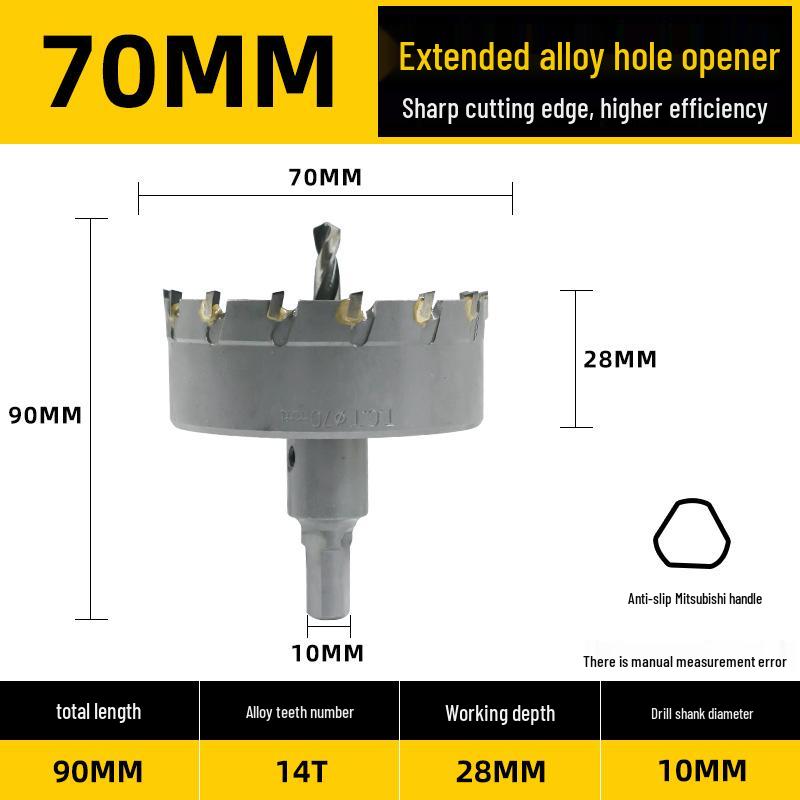 Qianyu Alloy Hole Saw for Thick Steel/Iron Plates