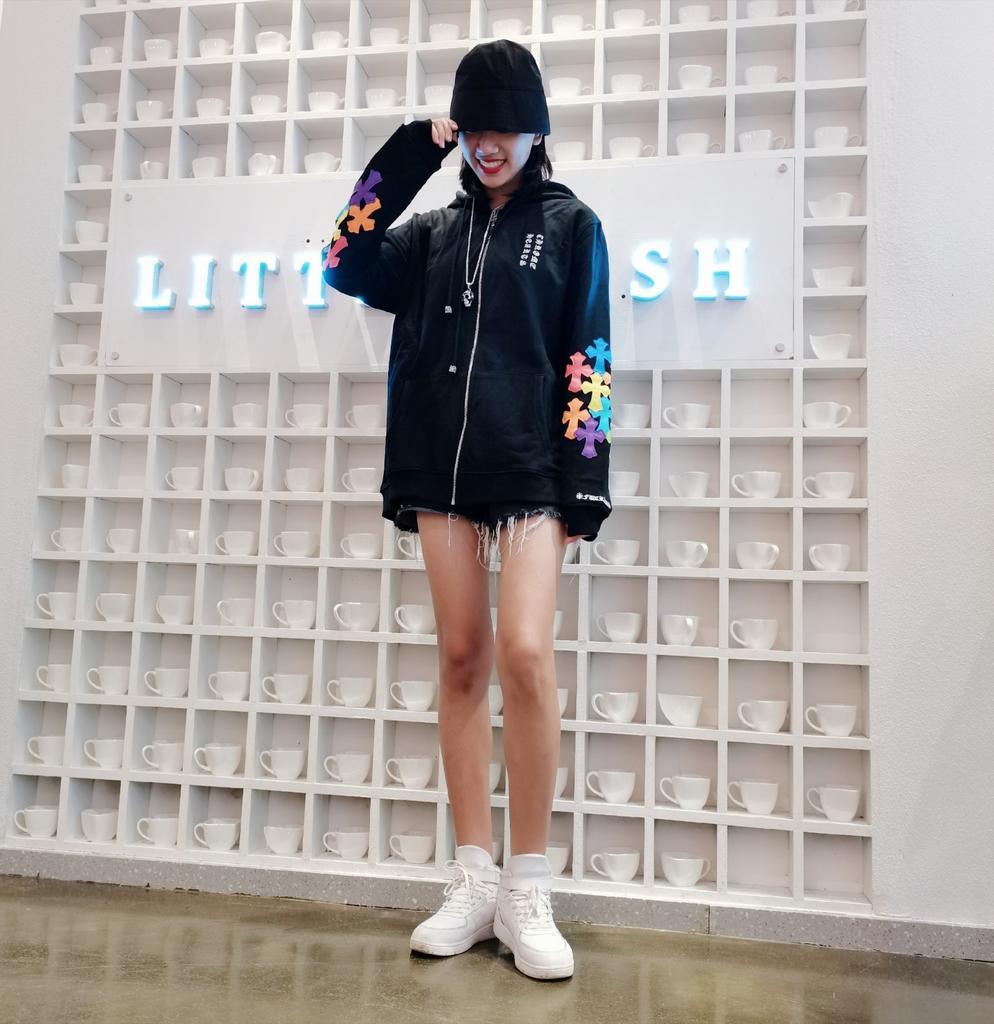 8149 CHROME HEARTS 2025 New Spring and Autumn Plus-size Thin Style Classic Style Logo Zipper Hooded Sweatshirt for Couples