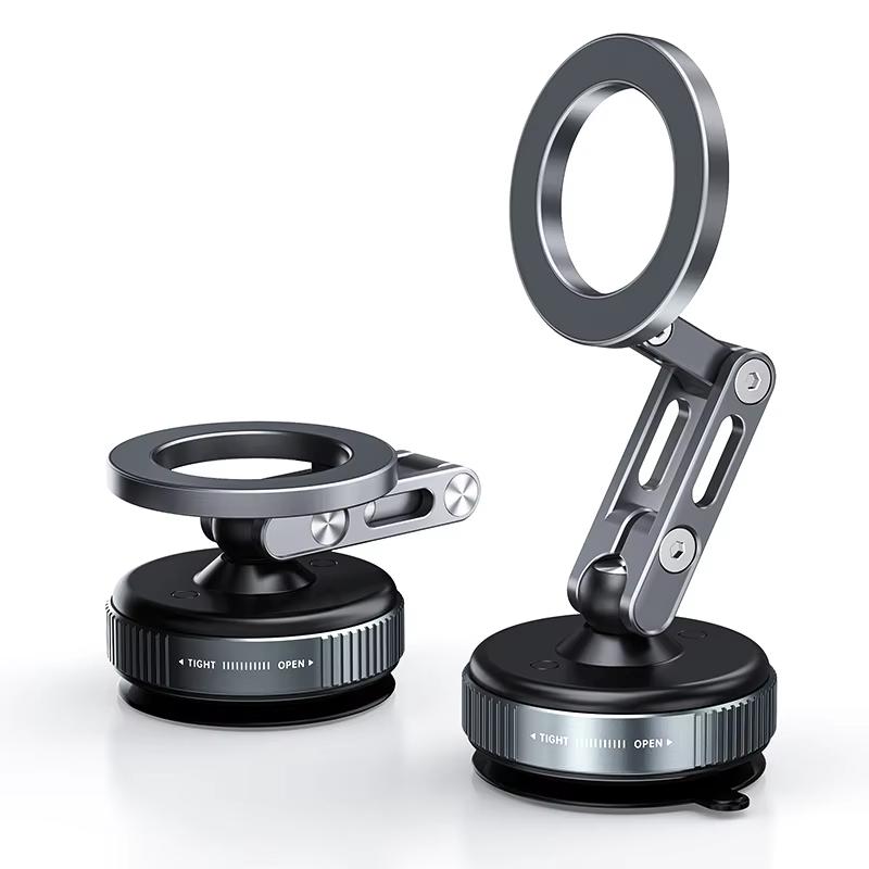 2025 Trending Magnetic Alloy Car Dashboard Phone Holders Mobile Phone Mount Holder for iPhone & for Huawei Magnetic