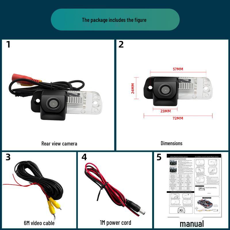 Compatible Mercedes CLS300 Reversing Camera AHD1080 CCD