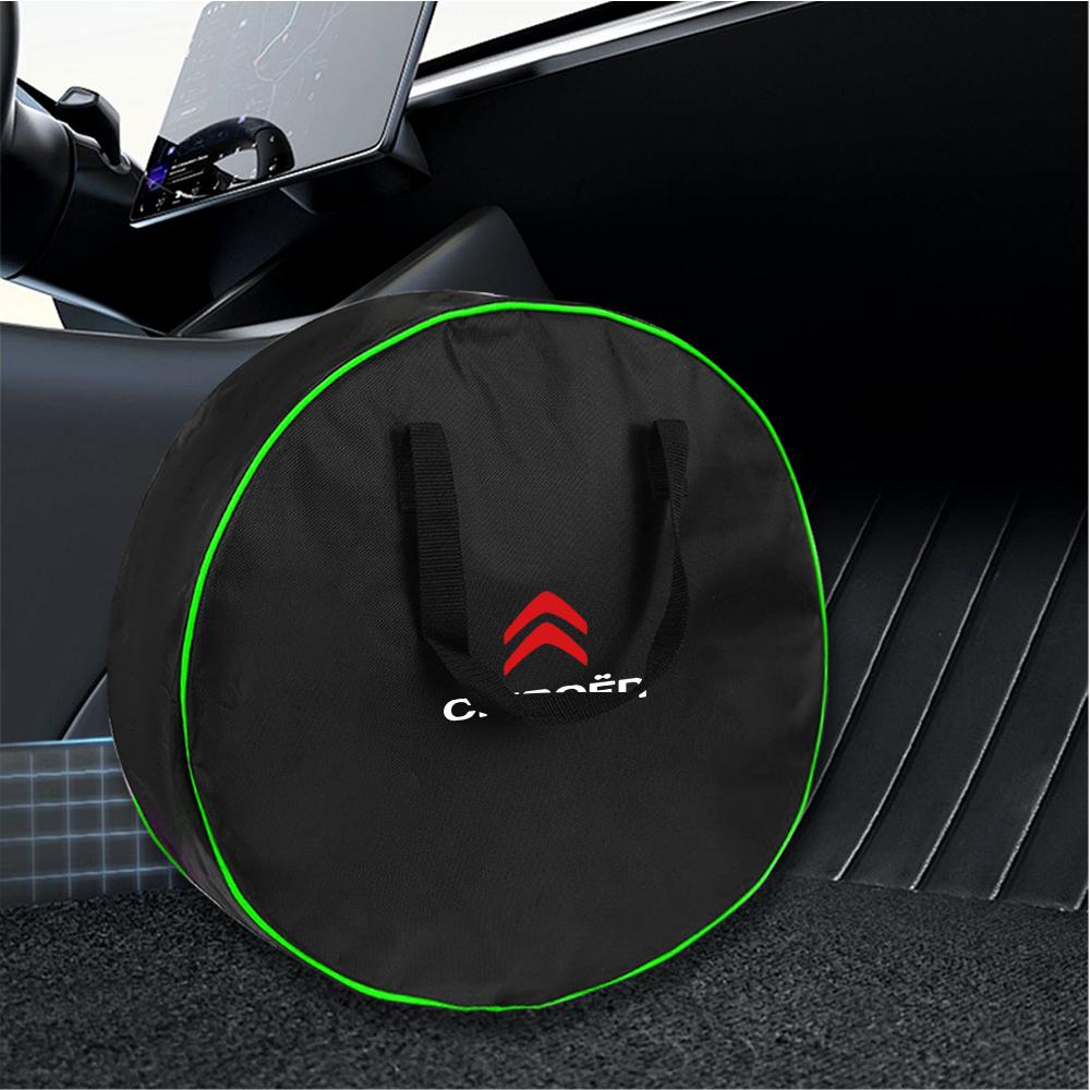 1pc EV Car Charging Cable Storage Cables Carry Bag For Citroen C5 C4 C3 C1 C2 Berlingo Celysee Cactus Picasso Saxo Accessories