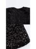 European Style 2026 Women's Sequined Evening Gown - Elegant, Padded Shoulders, Slim Fit, Sexy Beaded Design.