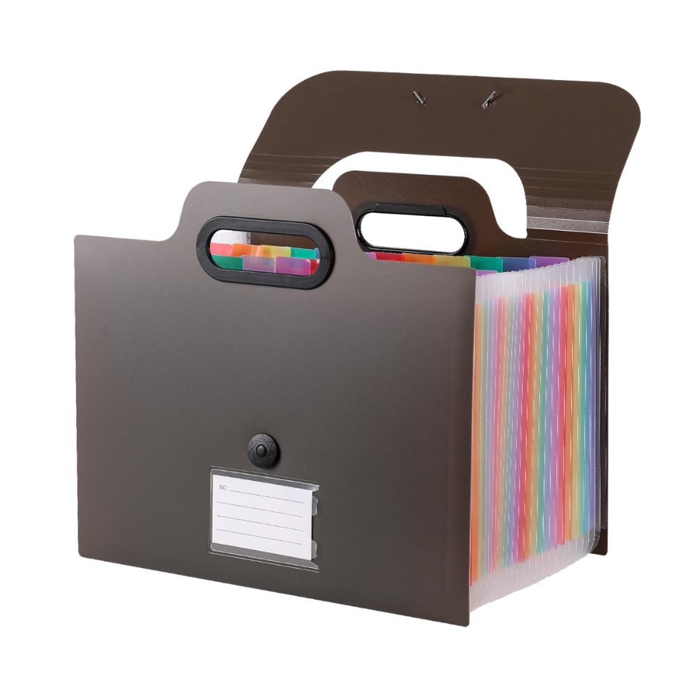 Buckle Closure Accordion File Organizer 13/25 Pocket A4 Document Bag  Paper Organizer 13 Pocket