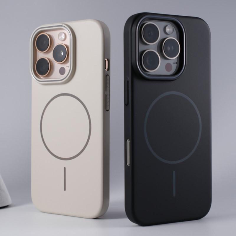 Luxury Original Hard PC Magsafe Case for iPhone 16 15 14 Plus 13 12 11 Pro X XR XS Max Shockproof Matte Thin Magnetic Cover