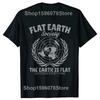 Funny Flat Earth Society T Shirts Graphic Cotton Streetwear Short Sleeve Birthday Gifts Summer Style T-shirt Clothing