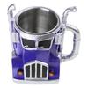 Einzigartige Sattelzug-Tasse 12,3 oz Harz-Wasserbecher für Kaffeeliebhaber und Sammler Geburtstagsgeschenk Schreibtischornament