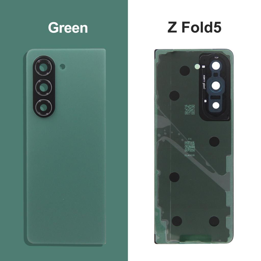 Per Samsung Z Fold5 Fold6 5G Cover Batteria in Vetro Pannello Alloggiamento Posteriore Parti Lente Fotocamera Per Z Fold 5 6 Cover Batteria