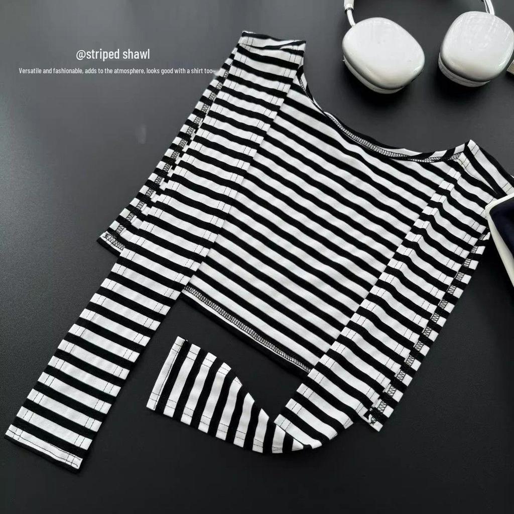 Korean Style Casual Sporty Women's Summer Three-Piece Outfit - Loose Pony Shawl Set