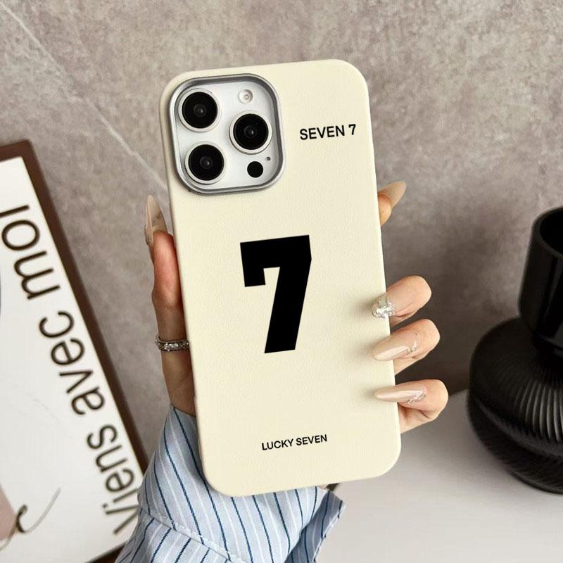 Lucky Number 7 Soft Silicone Phone Case for Samsung S25 Ultra Cases Galaxy S24 Plus S23 FE S22 S21 A16 A56 A35 A55 A15 Cover