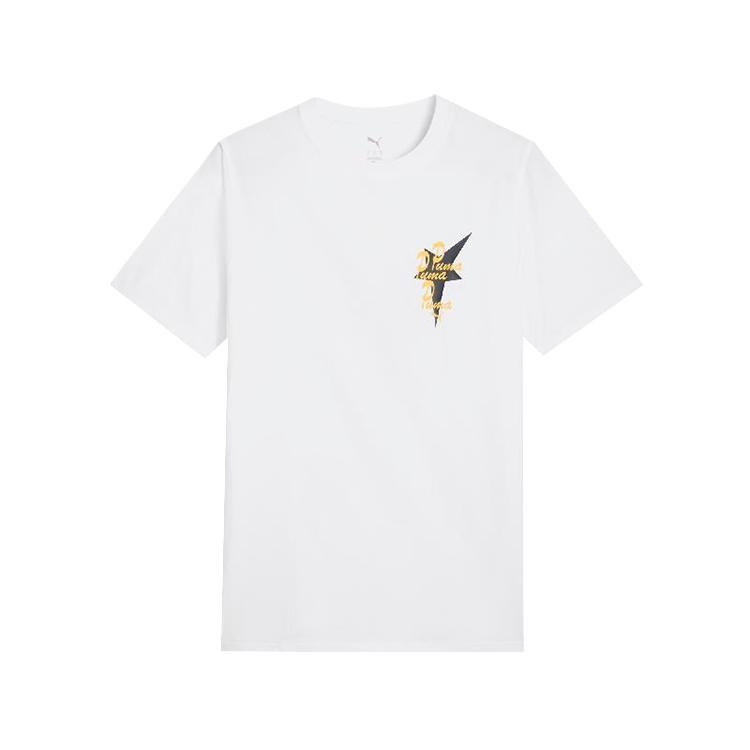 

Puma Outdoor Running Fitness Casual Breathable Short Sleeve T-Shirt Men tops White 634201-02 XXL