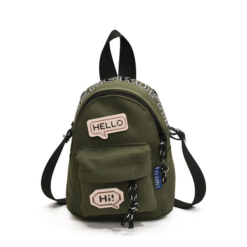 Fashion Shoulder Leisure Bag Canvas Material Letter Design Suitable For Daily