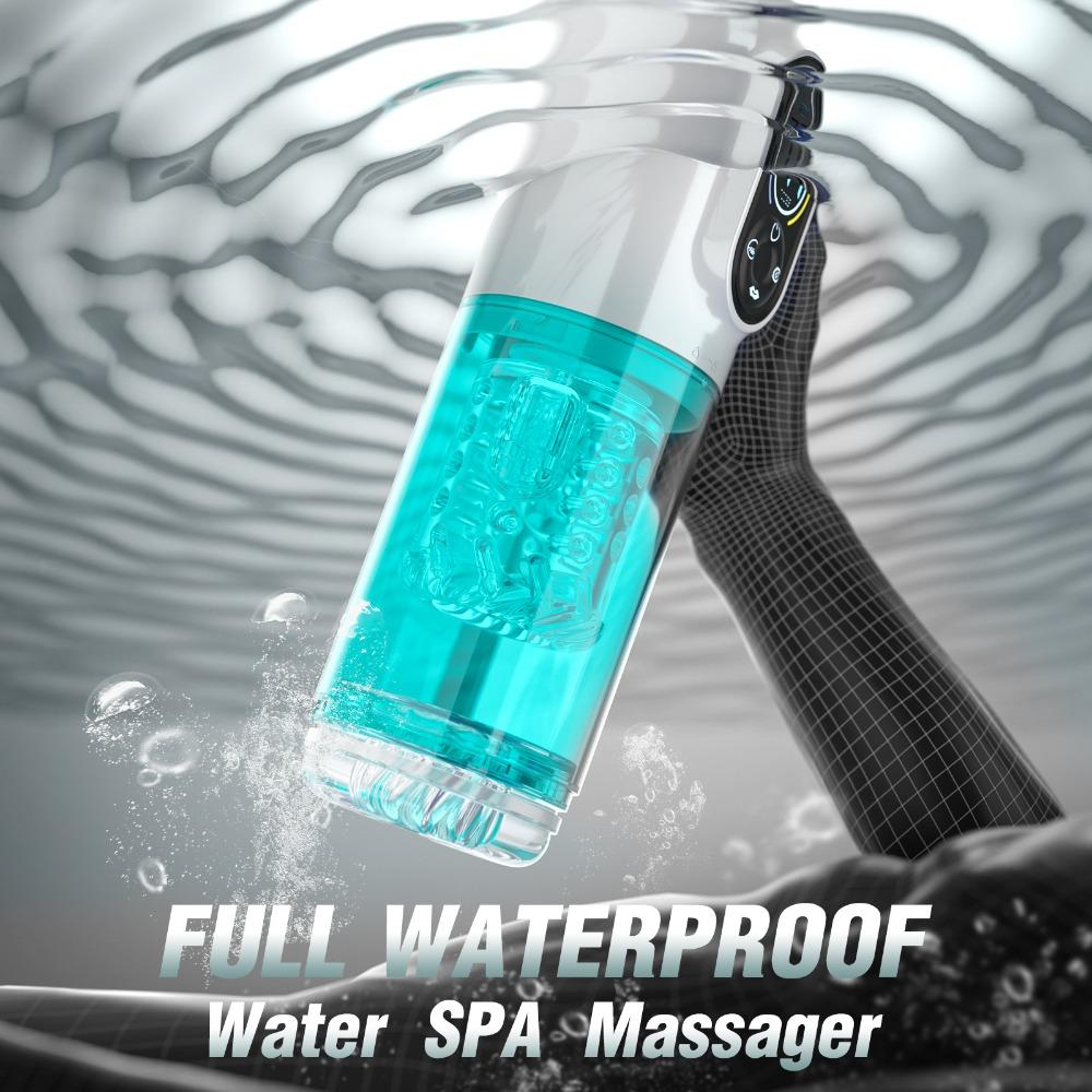 Automatic Male Masturbator - 7 Pleasure Modes (Sucking/Vibrating/Pumping) Rechargeable Penis Pump, Hands Free Adult Sex Toys