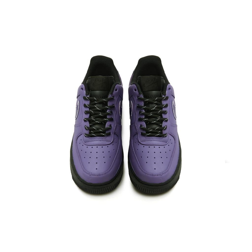 Nike Air Force 1 Slip Resistant Abrasion Resistant Low Top Skateboard Shoes Unisex Black Purple CW2288-001(Team575-)