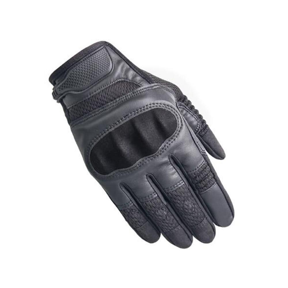 1Pair Tactical Gloves Outdoor Cycling Training Full Finger Shooting Gloves Black