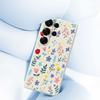 For Samsung Galaxy S25 Ultra Case Colorful Flower Branches Pattern Printing Straight Edge TPU Phone Back Cover
