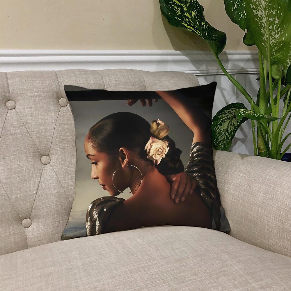 S-Sade Band Rock cushion cover Square Sofa Cushion Cover Casual Skin-Friendly Comfortable Pillow Cover