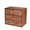 Wooden Desktop Organizer Drawer Wood Grain Cabinet for Office Desk