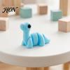 Articulated Miniature Figurines 3D Printed Dinosaur Toy, Mini Dino Action Figure, Themed Decor Movable Joints Desktop Decoration, Party Favors