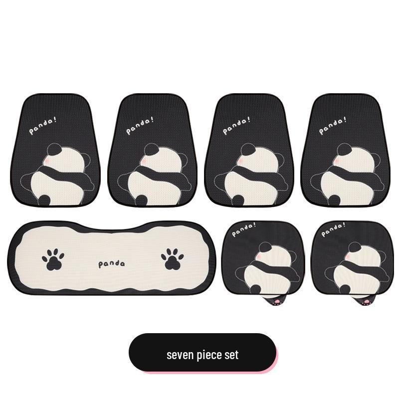 3D Panda Sommer Mesh Autositzkissen für Wuling Bingo Hongguang Mini