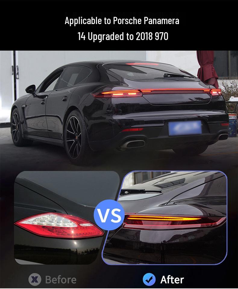 Perfect for upgrading and modifying taillights on 2014 and 2018 Porsche Panamera models.