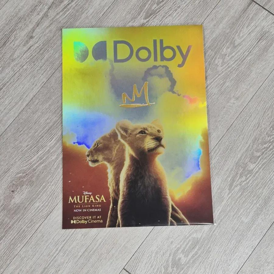 

Муфаса Король Лев Плакат Dolby Cinema A3 Плакат Dolby Dolby