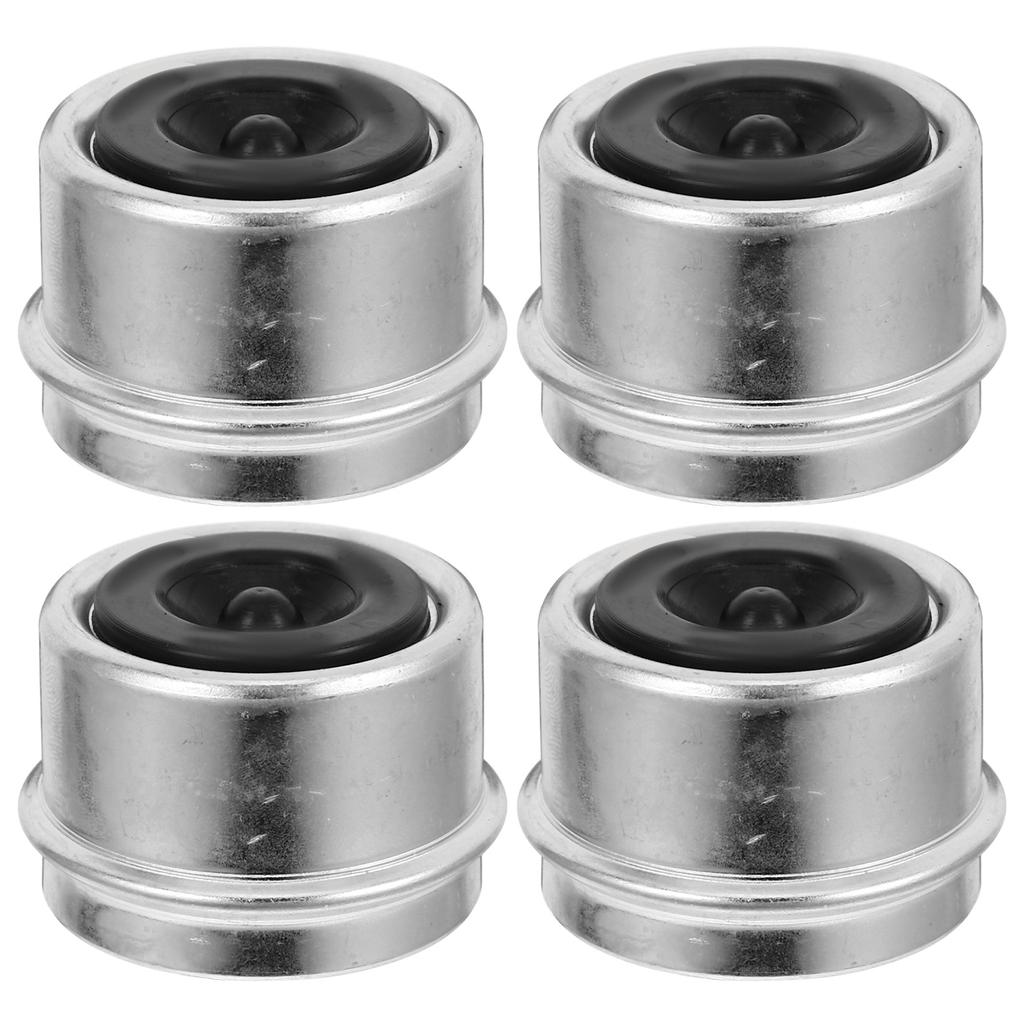 4Pcs Trailer Bearing Dust Cap Wheel Hub Grease Cap Anti- Trailer Axle Cover Trailer dust covers for Rvs TrailerReplacement