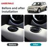For Mini Cooper Countryman R60 2010-2016 R55 R56 R57 2007-2013 Real Hard Carbon Fiber Co-pilot Storage Box Switch Button Frame