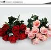 Velvet Rose Wedding Bouquet – 13 Artificial Roses for Decoration & Flower Arrangements
