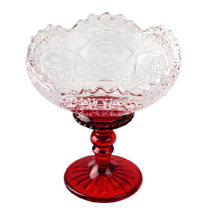 

Crystal Glass Ice Cream Goblet Cup Footed Bowl Dessert Cup for Serving Puddings Fruit Snacks Birthday Party Supplies