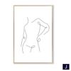 Abstrakte Frau Körper Eine Linie Zeichnung Leinwand Malerei Weibliche Figur Kunstdrucke Nordic Minimalistischen Poster Schlafzimmer Wand Kunst Dekor