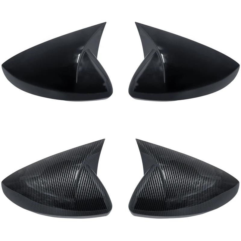 Capacul oglinzii retrovizoare pentru Volkswagen pentru VW Polo Mk6 AW GTI 2018-2025 OX Claxon Capace pentru mașină Trim exterior din fibră de carbon