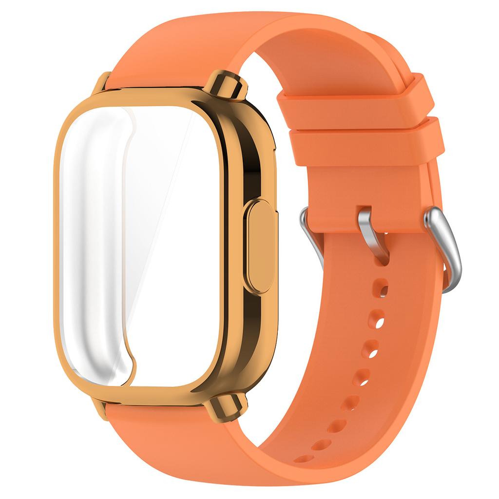 22mm Silicone Strap With Case For Xiaomi Redmi Watch 5 Active Lite Smart Watch Wrist Band And Case For Redmi Watch 5 Lite Active