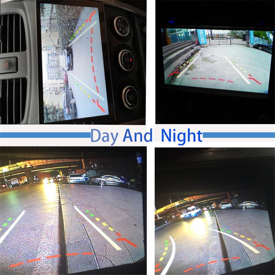 12V Intelligent Dynamic Trajectory Tracks Rear View Camera For Toyota RAV4 06-12